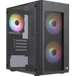 case aerocool hexform g bk v2 mini tower window black photo