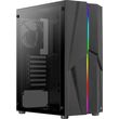 case aerocool mecha v1 midi tower tempered glass black photo
