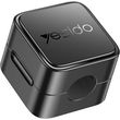 YESIDO C216BL CABLE ORGANIZER 4-PACK BLACK