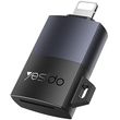 yesido gs38 lightning card reader microsd grey photo