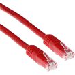 ACT IB8501 RED 1 METER U/UTP CAT6 PATCH CABLE WITH RJ45 CONNECTORS
