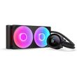 nzxt 240 aio liquid cooler kraken plus rgb lcd display black photo