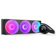 nzxt 360 aio liquid cooler kraken plus rgb lcd display black photo