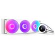 nzxt 360 aio liquid cooler kraken plus rgb lcd display white photo