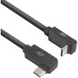 ACT AC7481 USB 3 10GBPS 60W USB TYPE-C CABLE 1 METER L/R ANGLED TO U/D ANGLED CONNECTORS