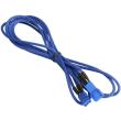 bitfenix 3 pin extension 60cm sleeved blue blue photo bitfenix 3 pin extension 60cm sleeved blue blue photo