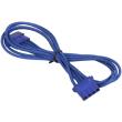 bitfenix molex extension 45cm sleeved blue blue photo bitfenix molex extension 45cm sleeved blue blue photo
