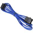 bitfenix molex extension 45cm sleeved blue black photo bitfenix molex extension 45cm sleeved blue black photo