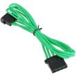 bitfenix molex extension 45cm sleeved green black photo bitfenix molex extension 45cm sleeved green black photo