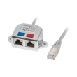 lanberg adapter splitter lan rj45 2x rj45 ftp photo