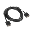 lanberg cable vga hd15m hd15m dual shielded ferrite black 3m photo