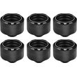 thermaltake pacific c pro g1 4 petg 16mm od 6 pack black photo thermaltake pacific c pro g1 4 petg 16mm od 6 pack black photo