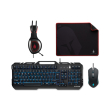 spartan gear hydra 2 gaming combo keyboard mouse headset mousepad for pc photo