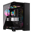 case corsair 6500x dual chamber tempered glass midi tower black photo