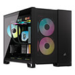 case corsair 2500d airflow dual chamber tempered glass midi tower black photo