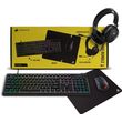 CORSAIR 4-IN-1 GAMING BUNDLE K55 CORE KEYBOARD/ HARPOON PRO MOUSE/ HS35V2 7.1 HEADSET/MM100 MOUSEPA
