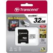 TRANSCEND TS32GUSDHC10V 32GB HIGH ENDURANCE MICRO SDHC CLASS 10 WITH ADAPTER