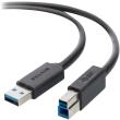 belkin f3u159cp09m usb30 a b device cable 09m black photo belkin f3u159cp09m usb30 a b device cable 09m black photo