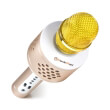 technaxx bt x35 musicman karaoke microphone pro with tws gold silver photo