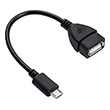 akyga adapter ak ad 09 with cable micro usb b m usb a f otg 15cm photo