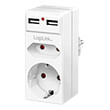 logilink pa0276 socket adapter 1x cee 7 3 2x usb a photo