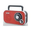 camry cr1140r portable radio fm am red photo