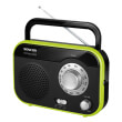 sencor srd 210bgn portable radio black green photo