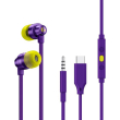 logitech g333 gaming earphones purple photo