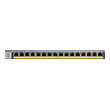 NETGEARGS116LP UNMANAGED GIGABIT ETHERNET (10/100/1000) POE BLACK GS116LP-100EUS