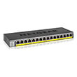 NETGEARGS116PP UNMANAGED GIGABIT ETHERNET (10/100/1000) POE BLACK GS116PP-100EUS
