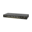 netgeargs310tp 8 ports managed l2 gigabit ethernet 10 100 1000 black poe gs310tp 100eus photo