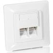 equip 125761 outlet cat6 class e 2xrj45 photo equip 125761 outlet cat6 class e 2xrj45 photo