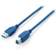 equip 128293 usb30 cable a male b male 3m blue photo equip 128293 usb30 cable a male b male 3m blue photo