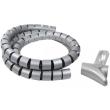 logilink kab0014 cable spiral wrapping band 15m gray photo