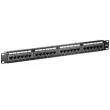 equip 235324 24 port unshielded cat5e 1u 19 patch panel black photo