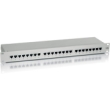 equip 327324 24 port shielded cat5e 1u patch panel grey photo