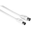 hama 11901 205029 antenna cable 3m white photo