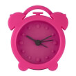 hama 123142 mini silicone alarm clock pink photo