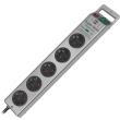 brennenstuhl super solid line surge protection 5 socket silver me diakopti photo