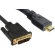 inline hdmi to dvi adapter cable high speed 10m black photo