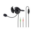 hama 139920 nhs p100 pc office headset with neckband stereo black photo