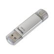 hama 124161 c laeta flash pen 16gb usb 31 usb30 type c silver photo