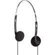 hama 184011 basic4music stereo headphones black silver photo