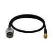logilink wl0104 wireless lan pigtail antenna cable n type male to r sma male 500mm photo