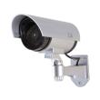 logilink sc0204 dummy security camera with red flashing light silver photo