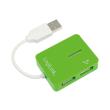 logilink ua0138 smile usb 20 4 port hub green photo