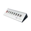 logilink ua0225 usb 20 7 1 port hub aluminum with power supply photo