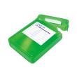 logilink ua0133g hard cover protection box for 1x 35 hdd green photo