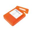 logilink ua0133o hard cover protection box for 1x 35 hdd orange photo