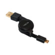 logilink cu0090 retractable usb 20 cable am to micro bm 075m black photo